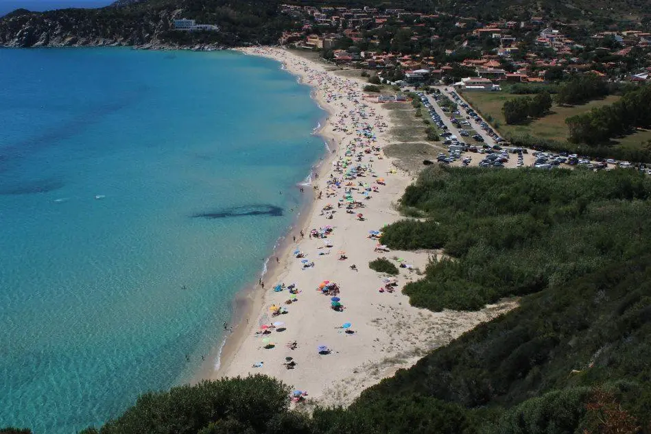 La spiaggia di Solanas