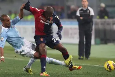 Ibarbo in azione contro la Lazio