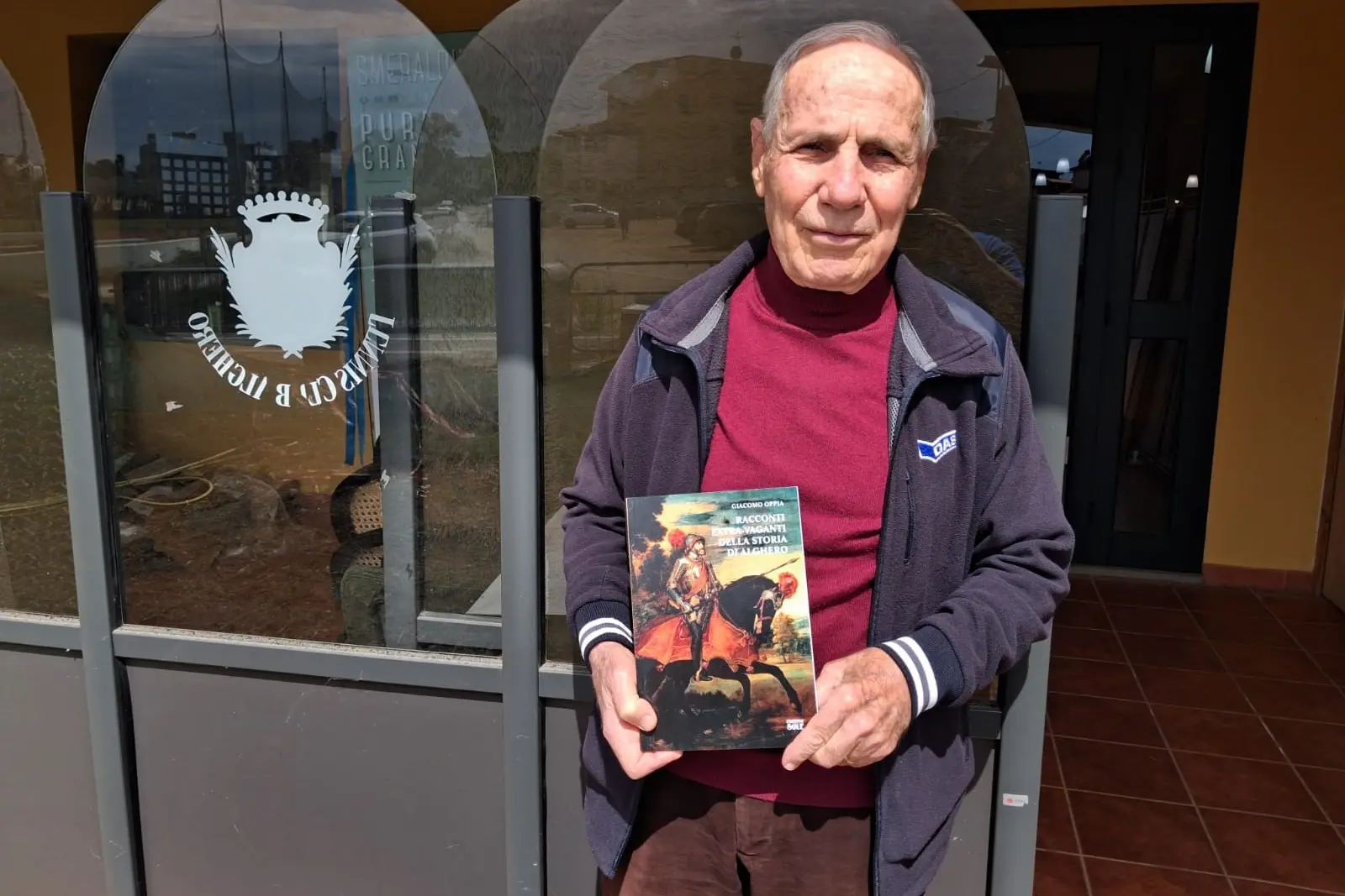 Lo scrittore Giacomo Oppia (foto Antonio Burruni)