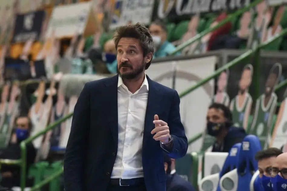 Coach Pozzecco (L'Unione Sarda - Calvi)