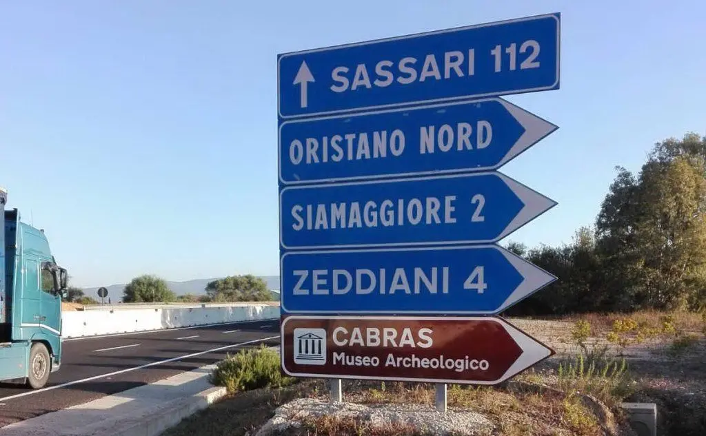 Un cartello direzionale