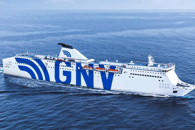 Una delle nuove navi in servizio (foto GNV)