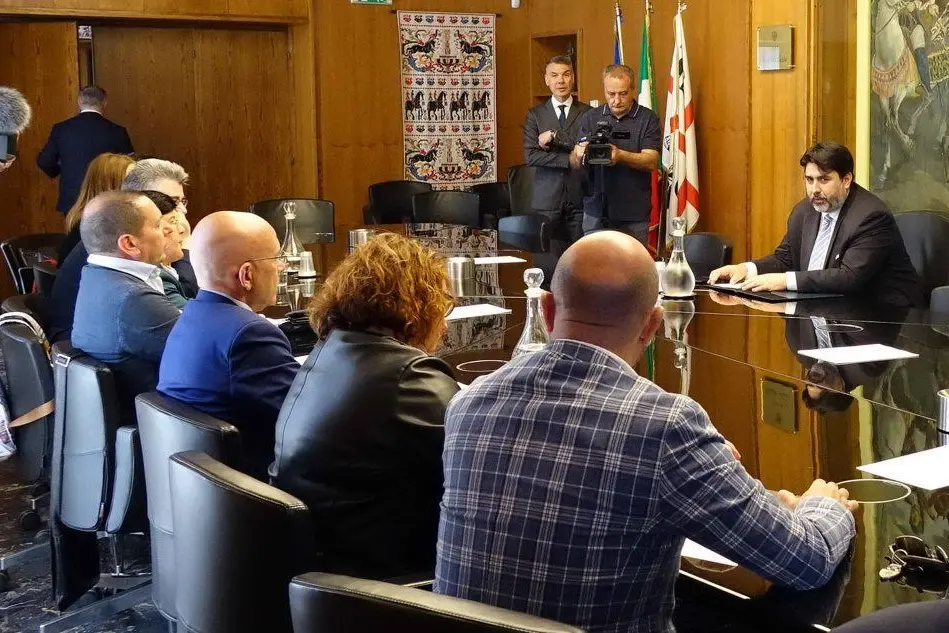 L'incontro a Villa Devoto (Ufficio Stampa Regione Sardegna)