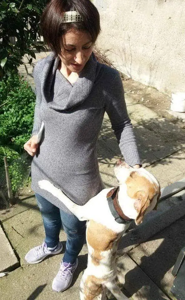 Sheva con &quot;mamma&quot; Cinzia, Gonnostramatza