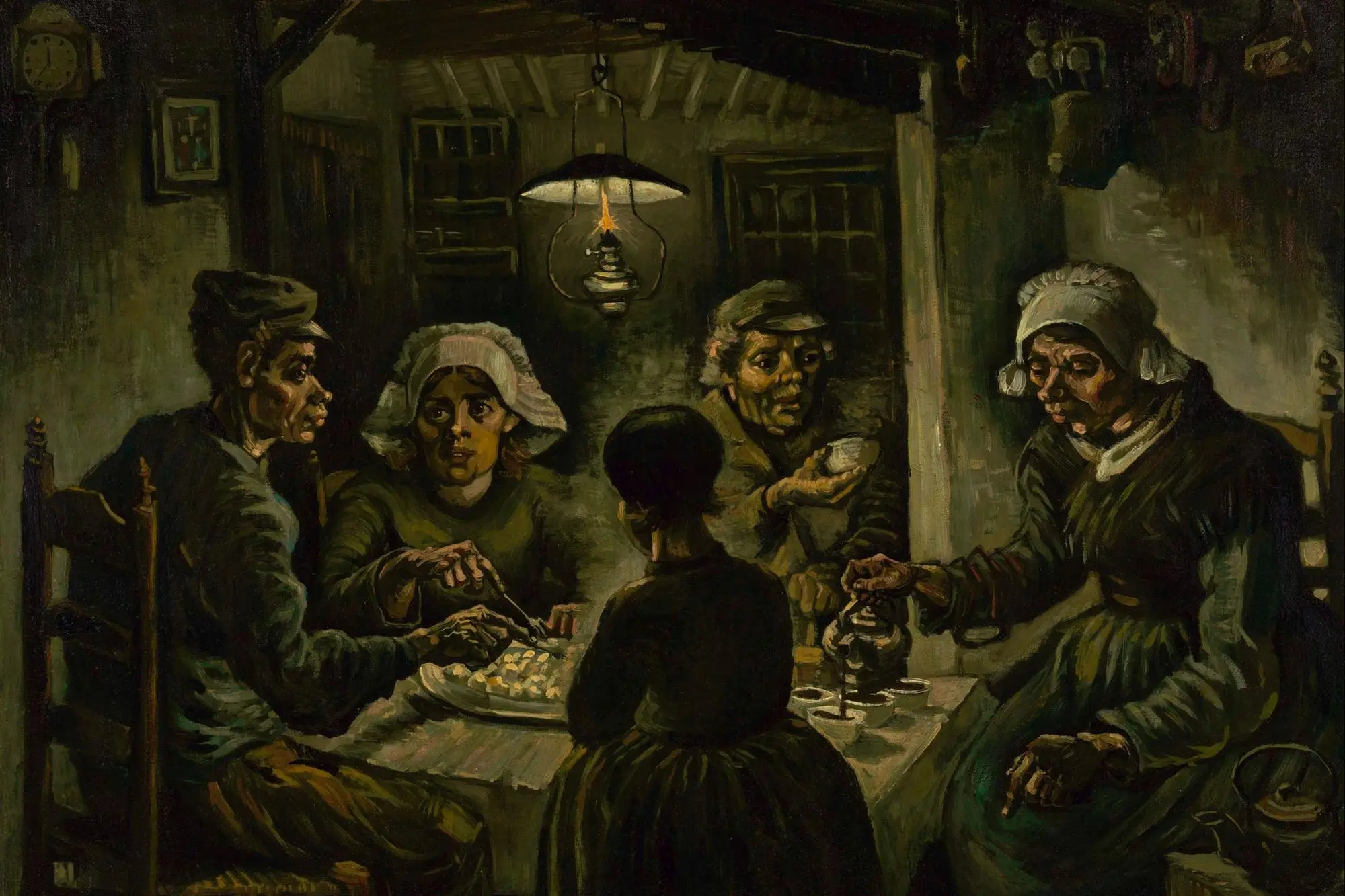 Vincent van Gogh, &quot;I mangiatori di patate&quot; (1885)