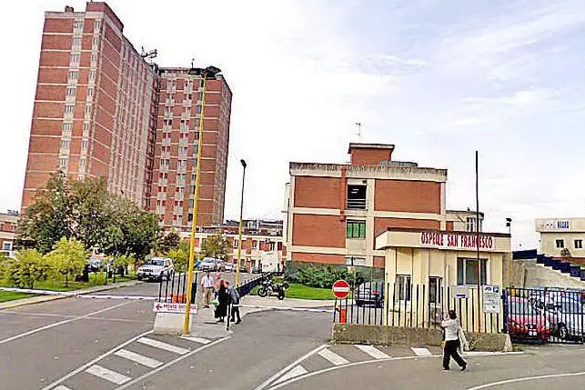 L'ospedale San Francesco (Archivio L'Unione Sarda)
