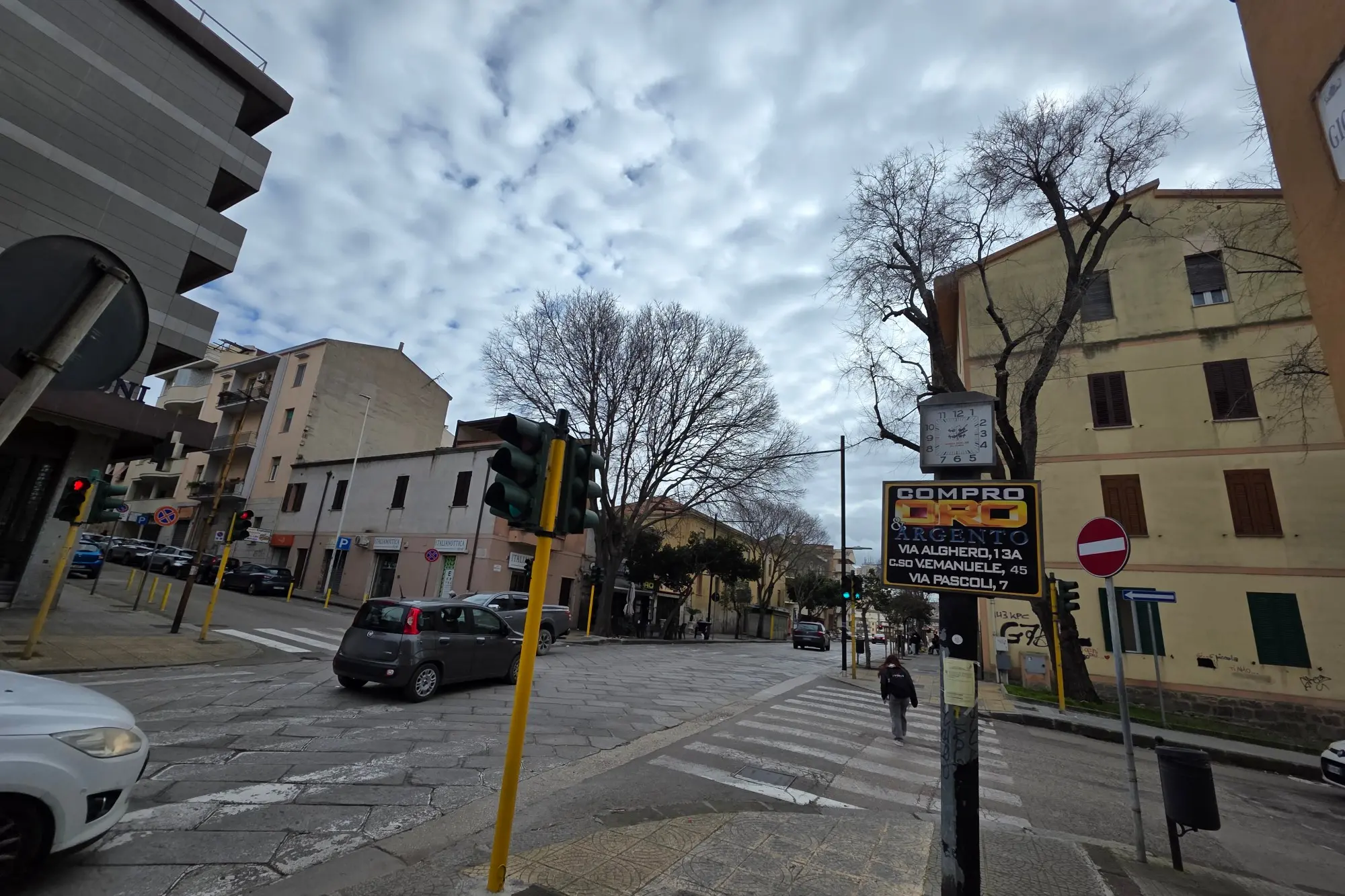 Corso Pascoli a Sassari (foto Floris)