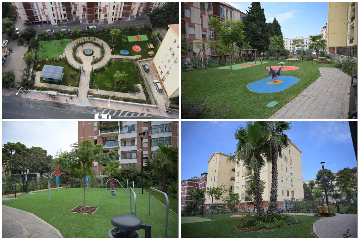 Il giardino inaugurato a Cagliari (foto Paolo Truzzu)