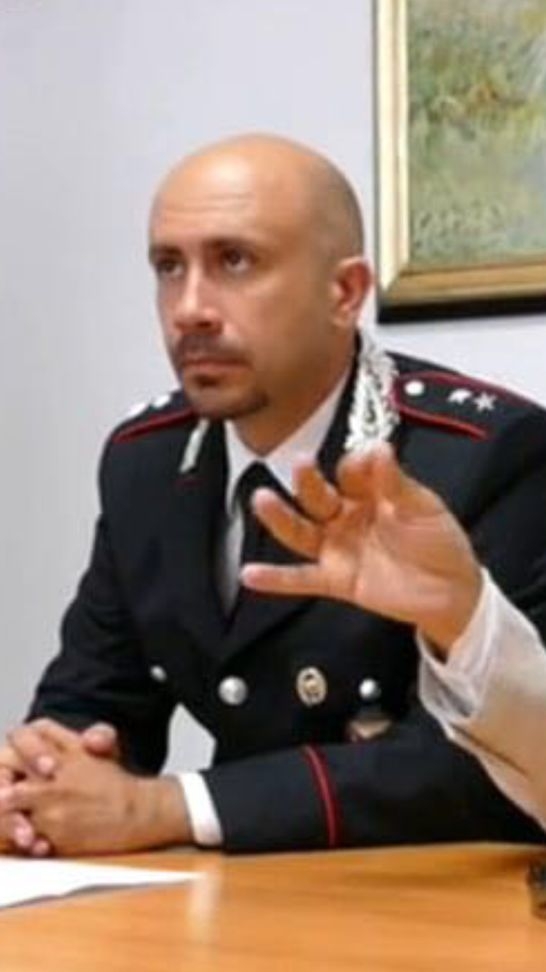 Il tenente Francesco Capula (foto carabinieri)