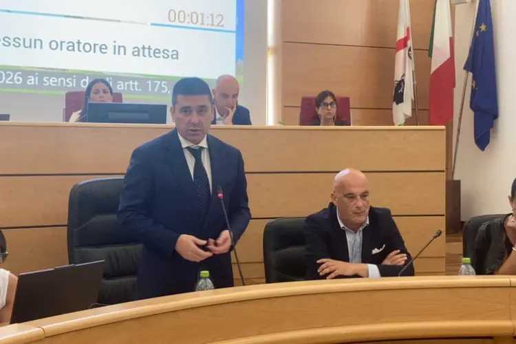 Il sindaco Mulas e l'assessore Mura di Porto Torres (foto Pala)