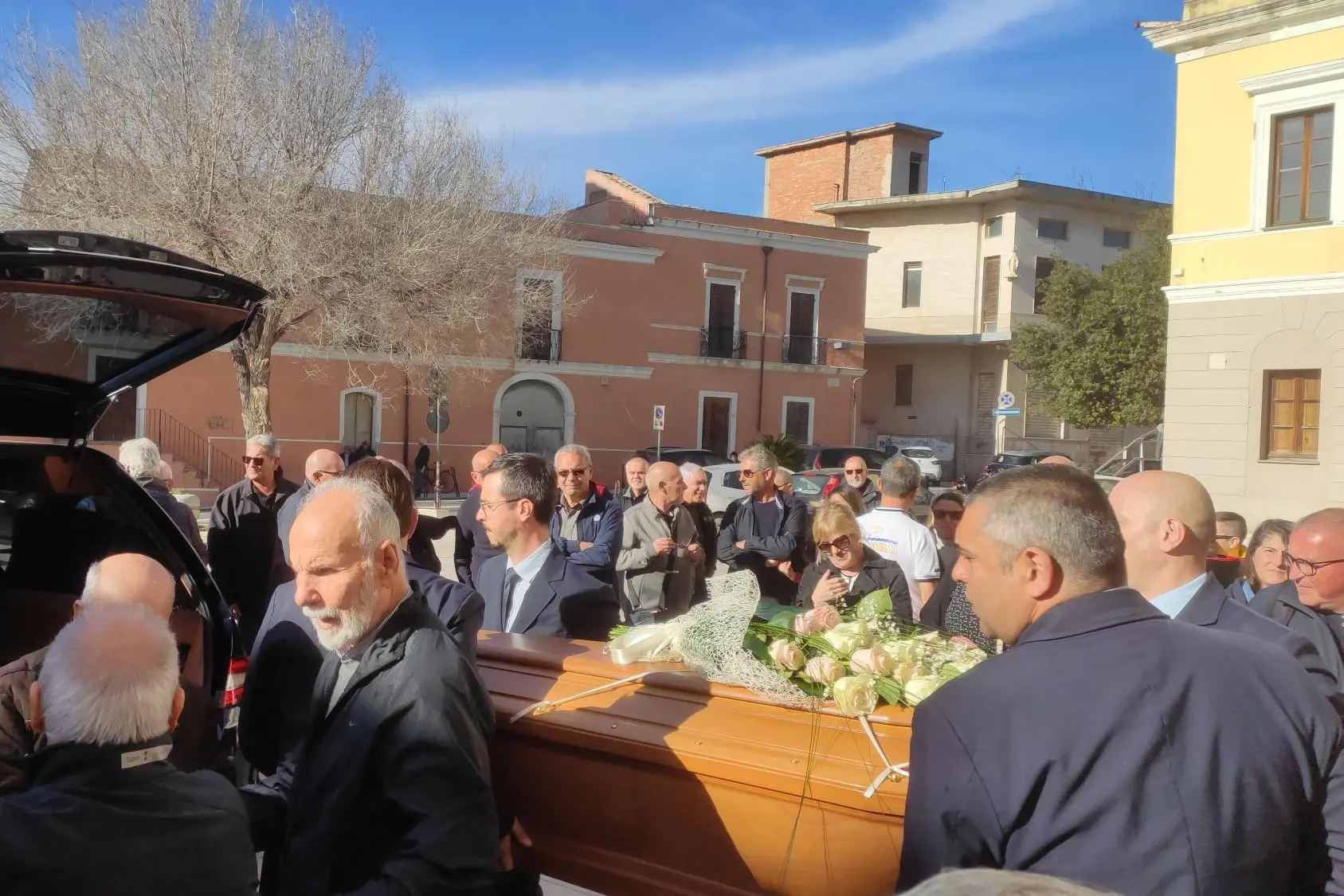 I funerali di Mario Ligas (foto Andrea Serreli)