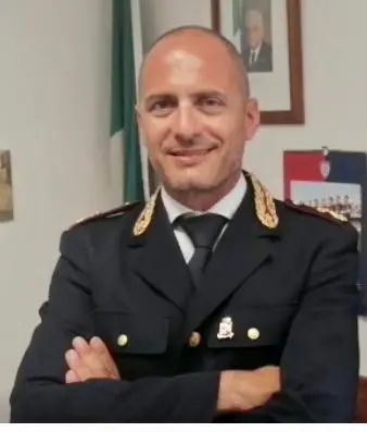 Il vice questore Davide Carboni, 47 anni