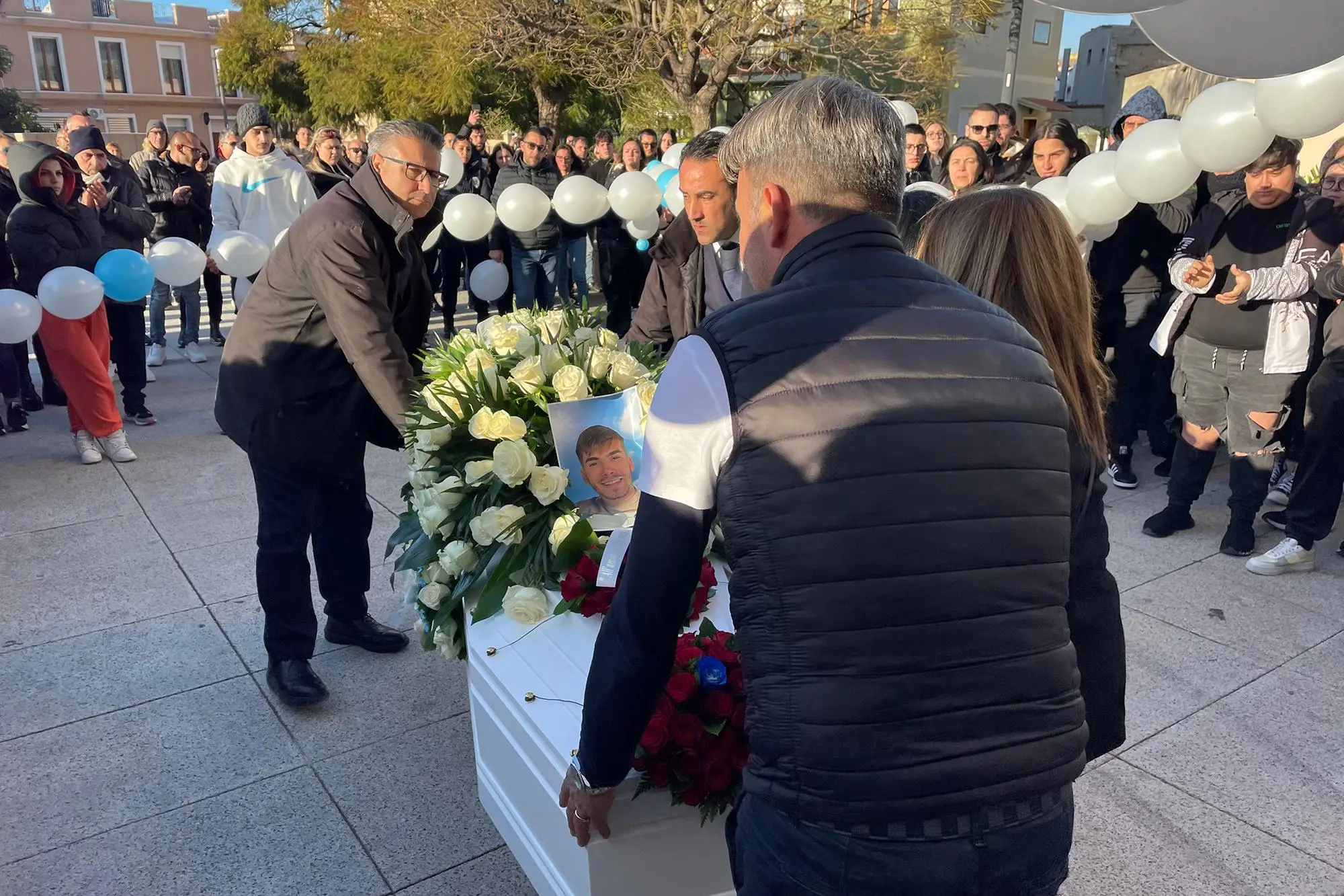 Il funerale di Massimo Cocco (Foto: Stefano Anedda)