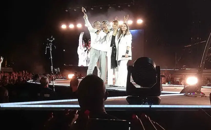 Sul palco anche Fiorello e Paola Cortellesi (foto @GiuliaSalis)