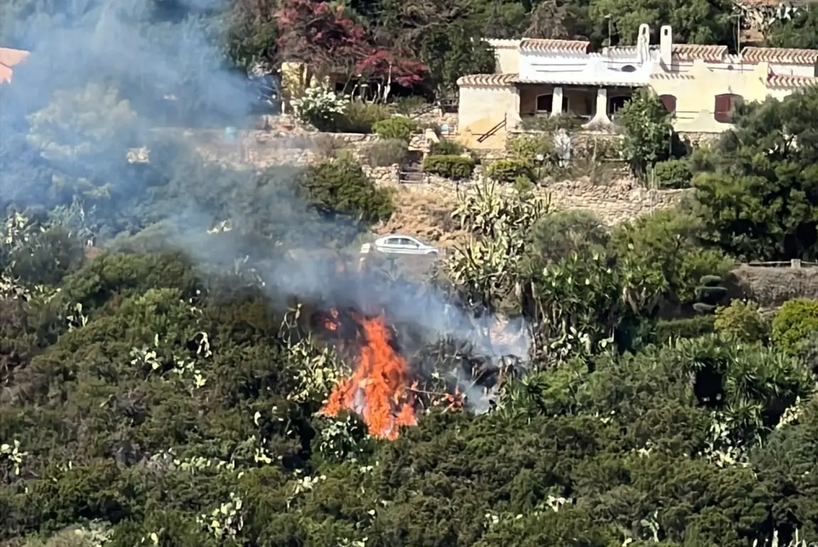 L'incendio a Torre delle Stelle