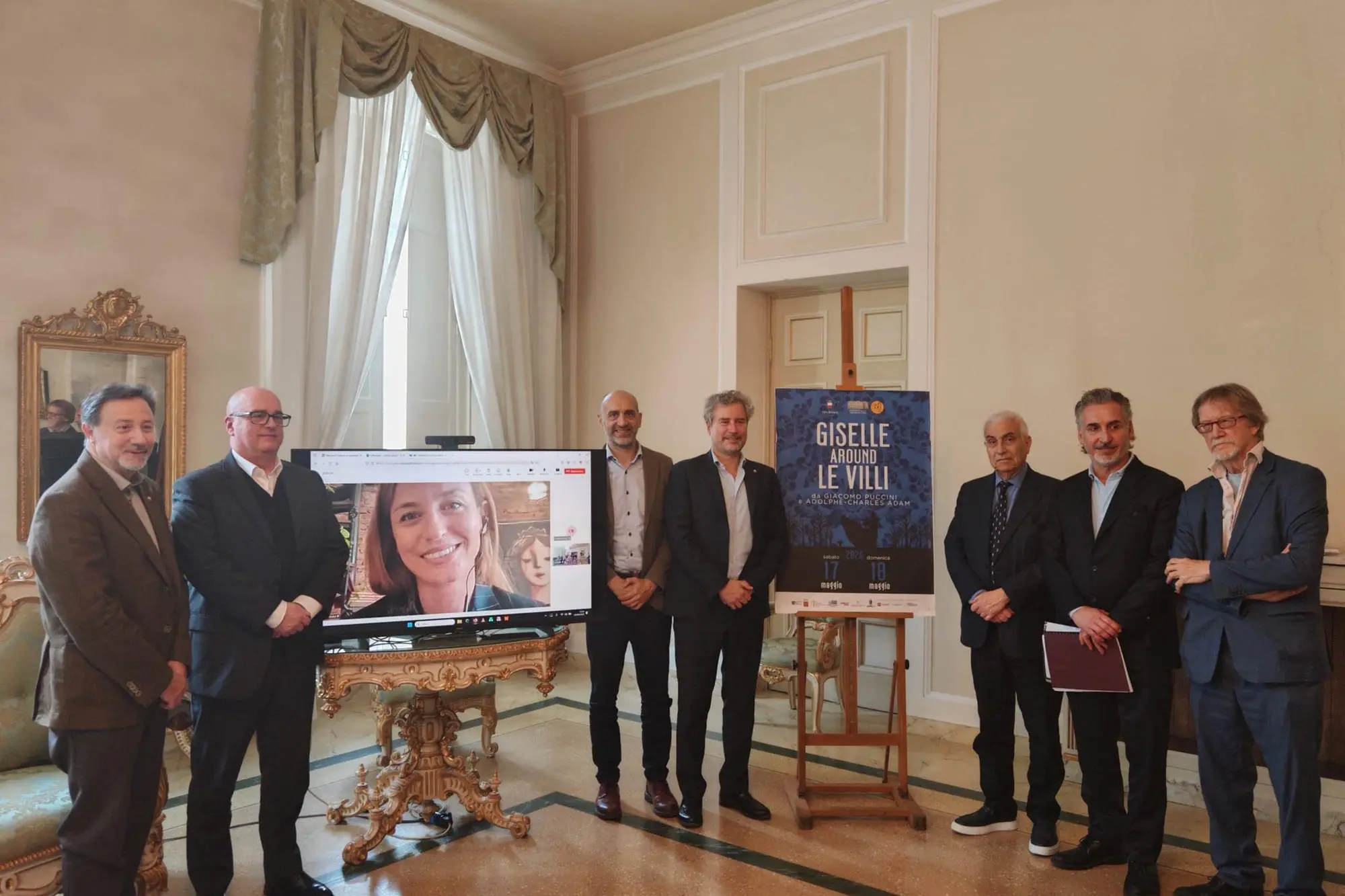 La conferenza stampa di Lucca (foto concessa)