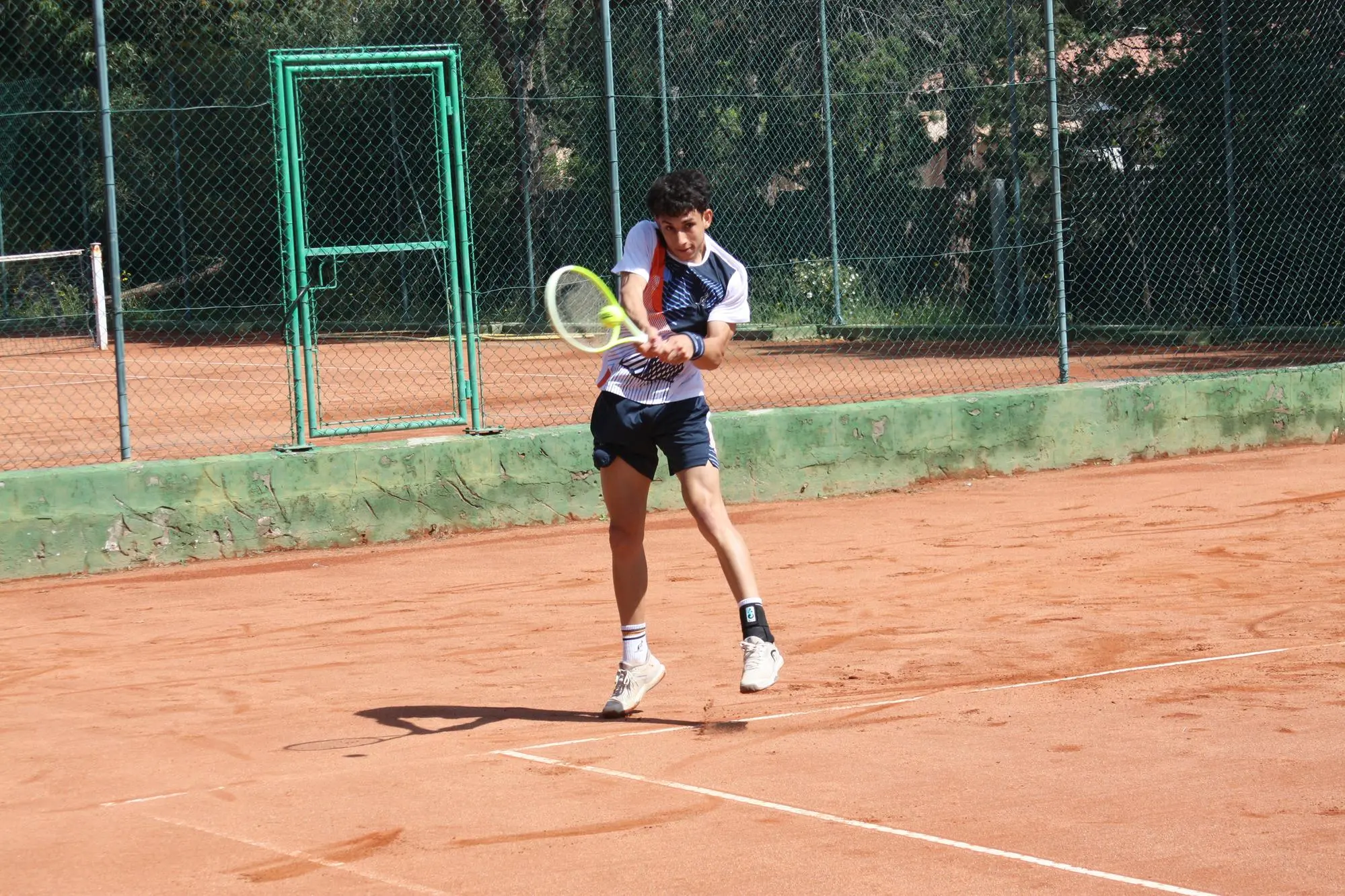 Juan Cruz Martin Manzano in finale al Forte Village (foto Antonio Burruni)