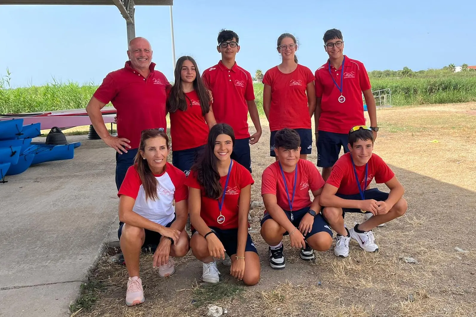I ragazzi del Circolo Nautico Oristano