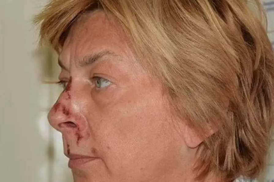 La foto della donna senza nome diffusa dalla polizia croata