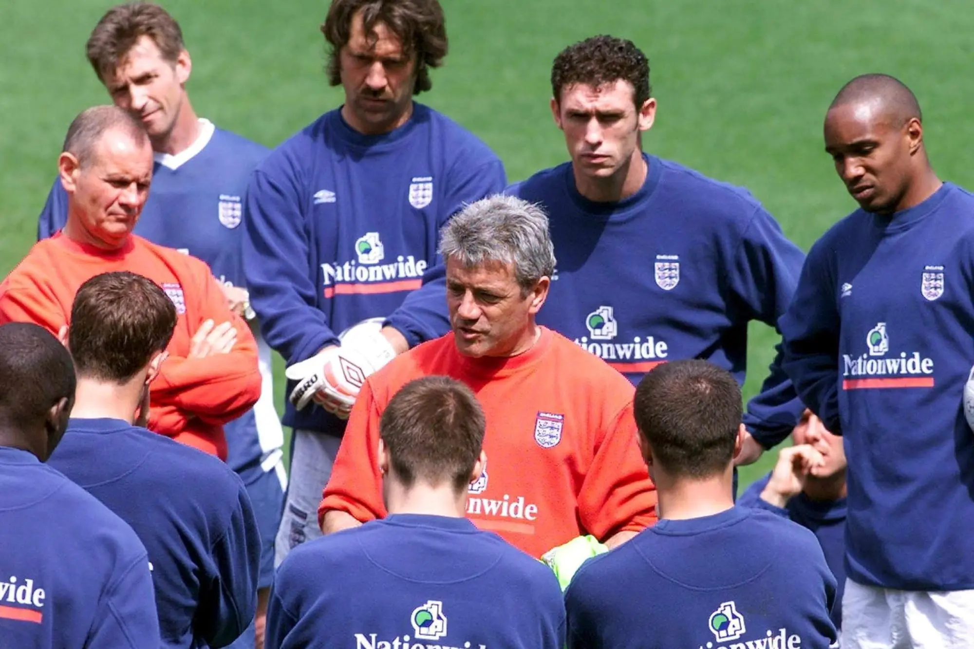 Kevin Keegan, allenatore dell'Inghilerra a Euro 2000 (Ansa-Epa)