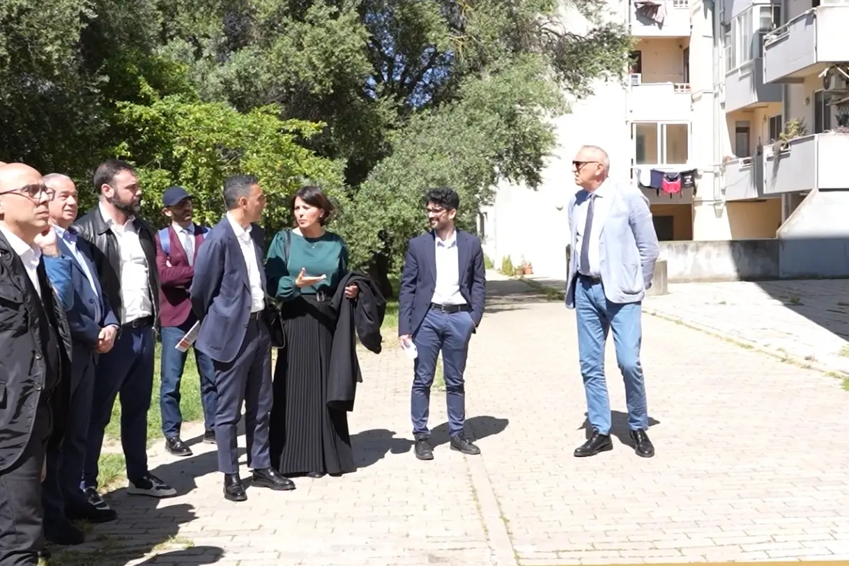 La presentazione dell’intervento nel quartiere di Torangius