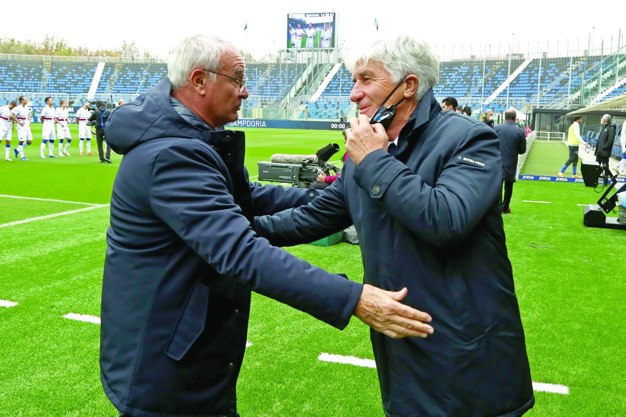 Ranieri e Gasperini (Ansa)