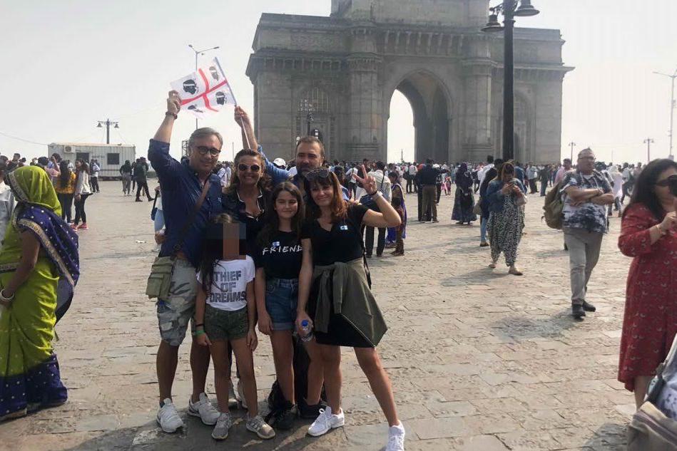 La famiglia Massidda da Mumbai (India)