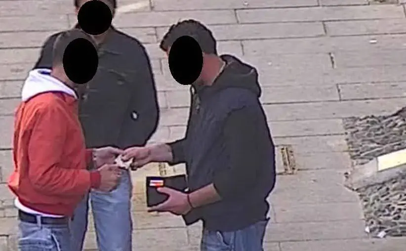 Un'immagine scattata dai carabinieri