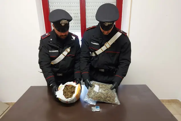 La droga sequestrata (foto carabinieri)