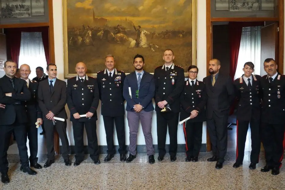 I carabinieri premiati