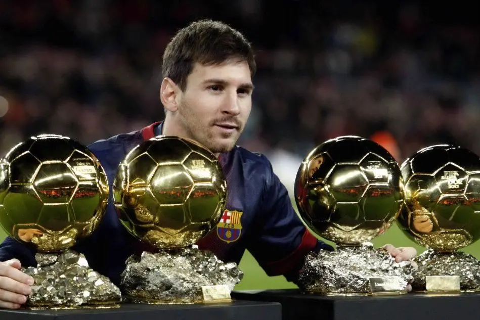 Lionel Messi, già vincitore di quattro palloni d'Oro