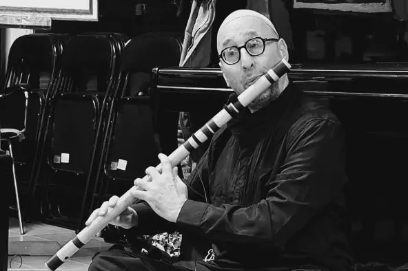 Il musicista algherese Mauro Uselli (foto concessa)