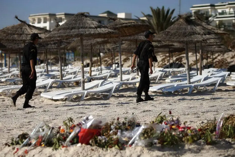 Il luogo della strage a Sousse