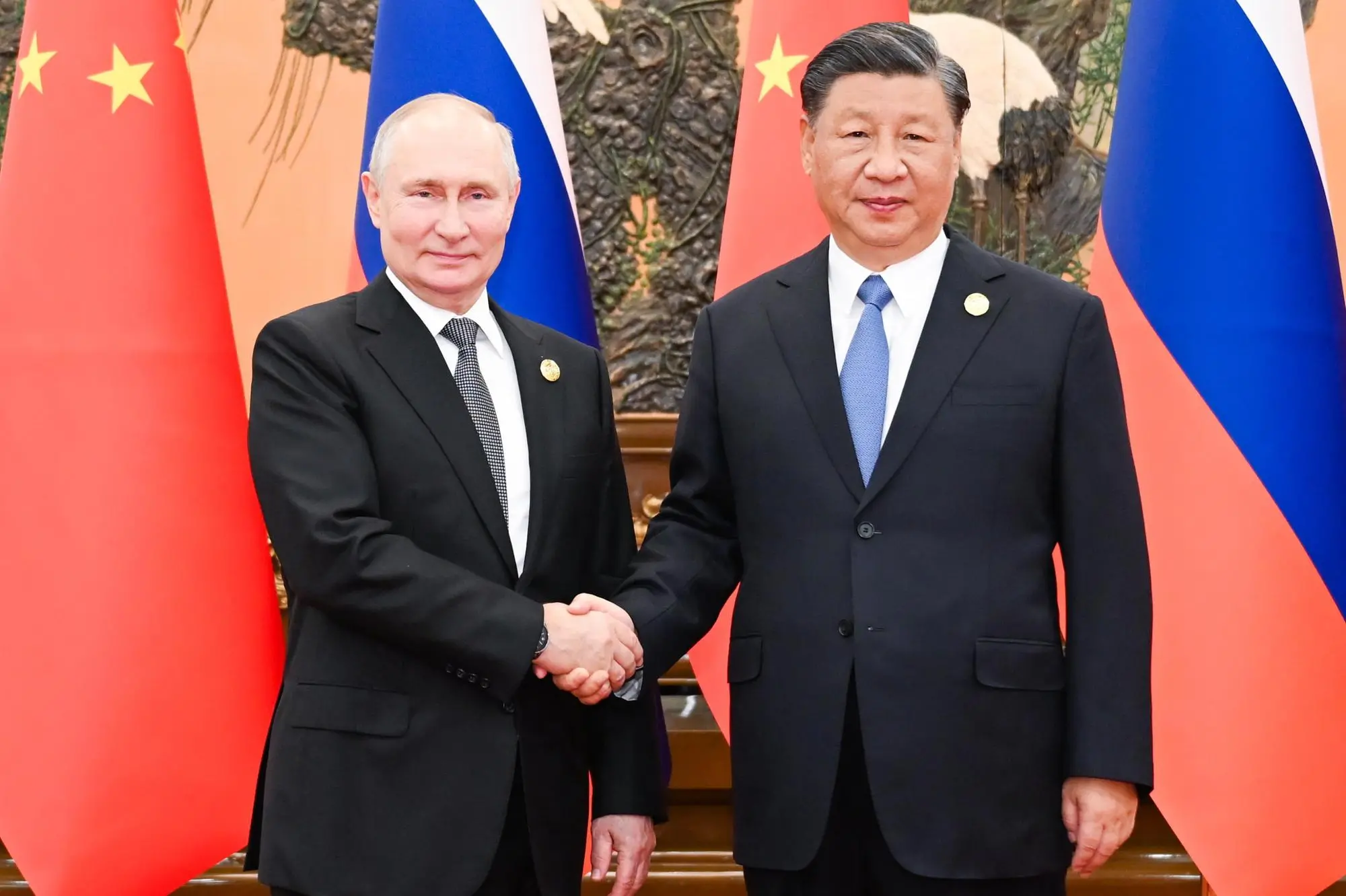 Putin e Xi Jinping (Ansa-Epa)