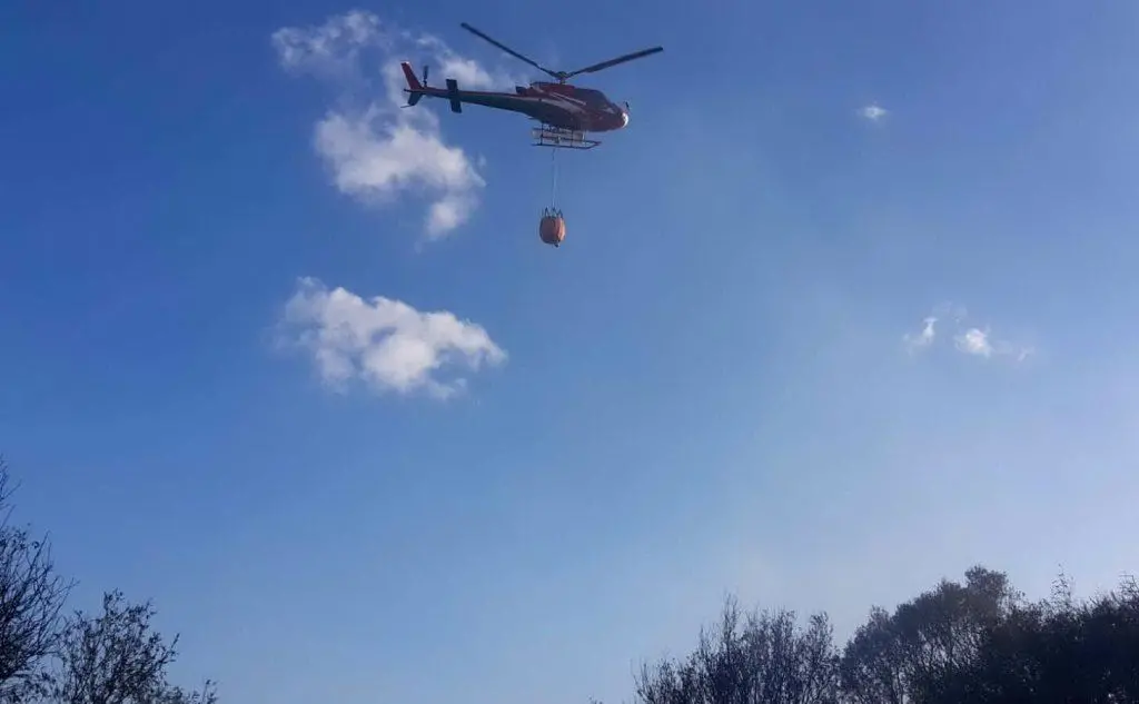 L'elicottero in volo