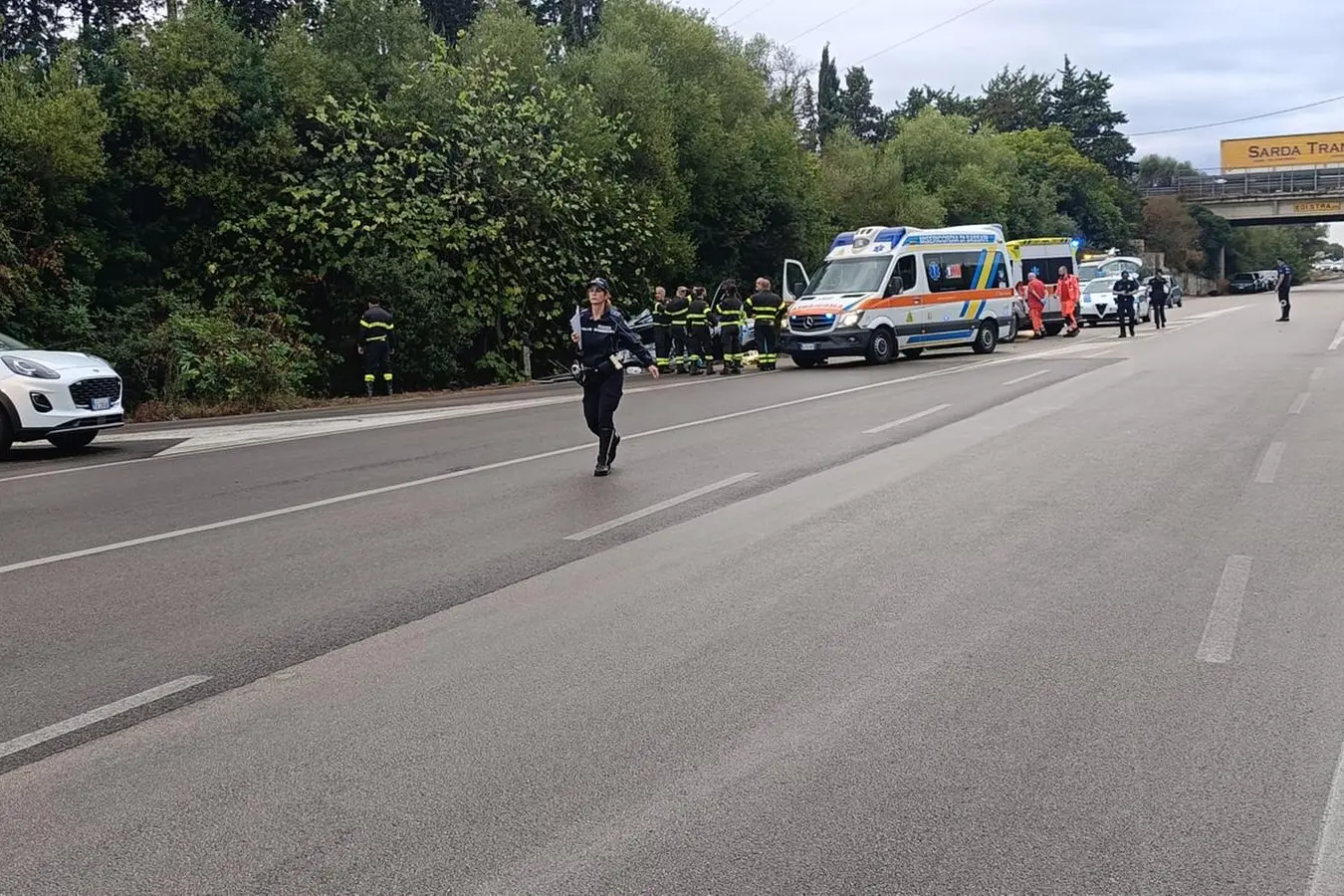 L'incidente sulla strada per Ittiri