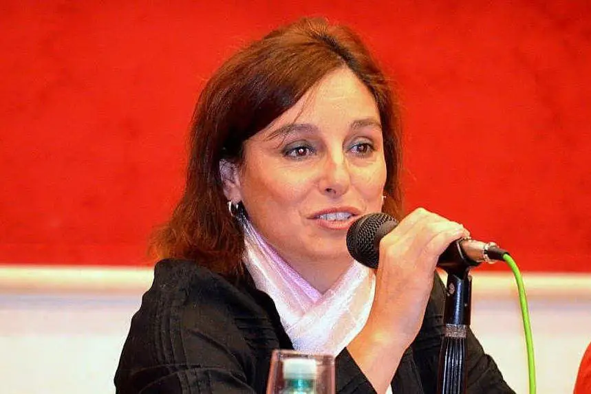 Paola Zaccheddu, sindaco di Laconi (foto Antonio Pintori)
