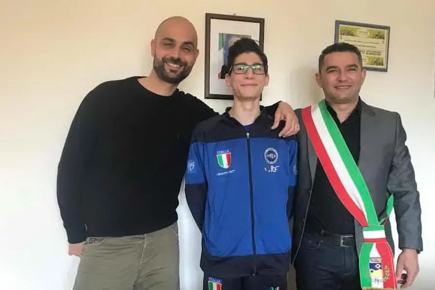 Pierluigi Tatti in Municipio (foto Antonio Serreli)