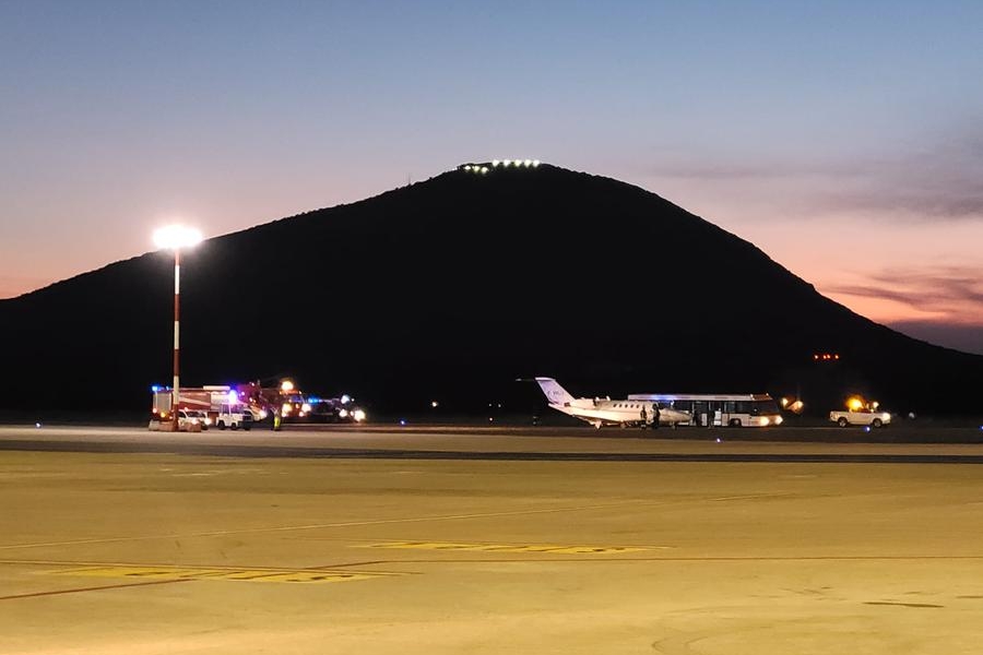 La pista dell'aeroporto di Alghero (Foto C.Fiori)