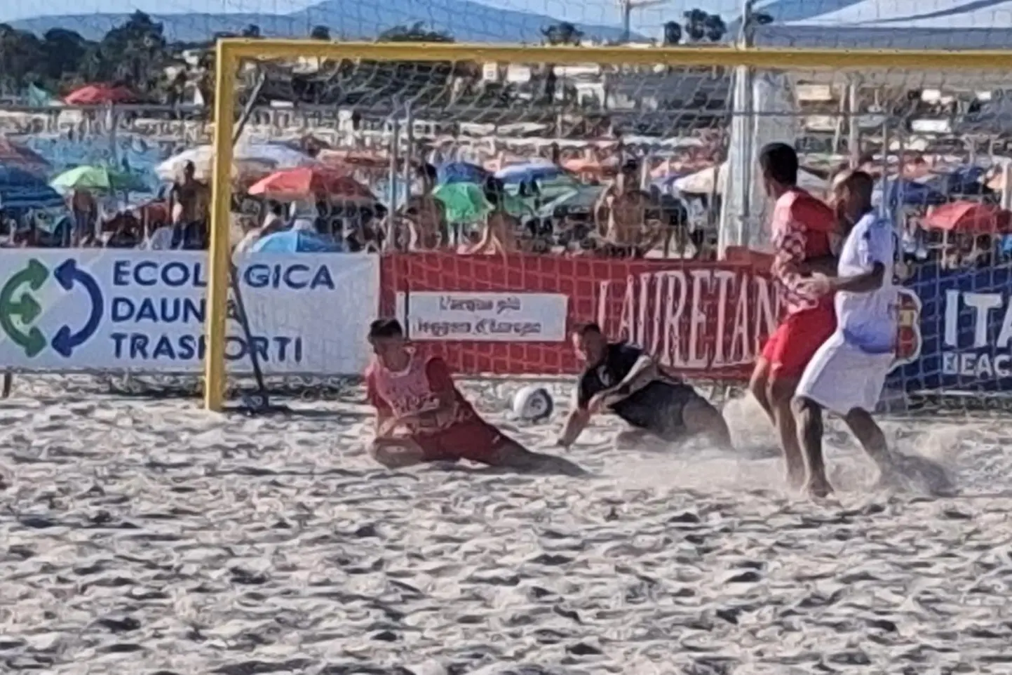 Un attacco azzurro (foto Antonio Burruni)