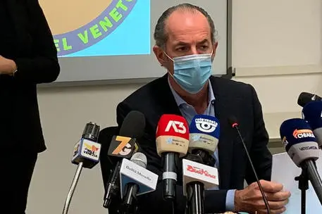 Luca Zaia, presidente della Regione Veneto (Ansa)