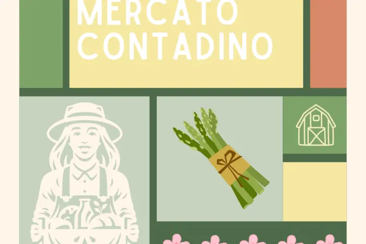 La locandina del Mercato contadino di maggio