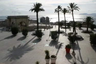 La terrazza del Bastione Saint Remy di Cagliari