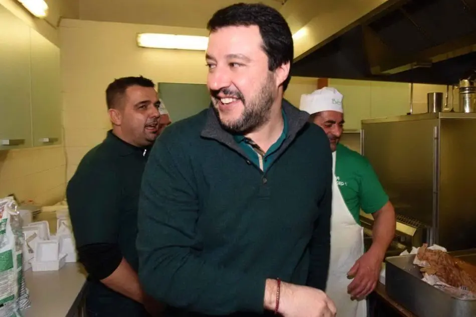Il leader della Lega Matteo Salvini