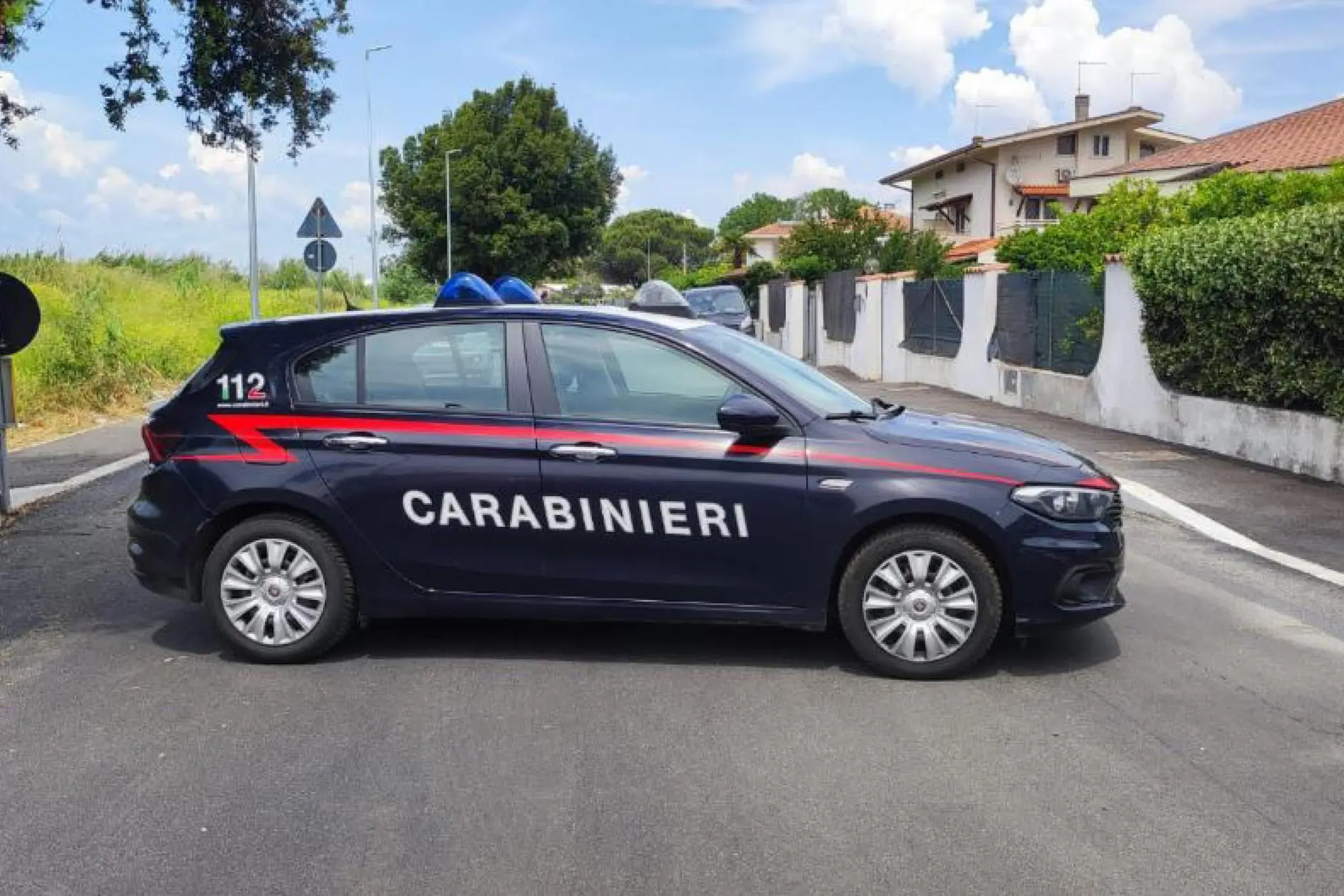 La zona di via Agropoli, a Fregene, sul litorale a nord di Roma, dove è stata trovata morta, uccisa con alcune coltellate, Stefania Camboni