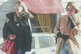 Melissa Satta e Simona Salvemini (foto da Leggo)