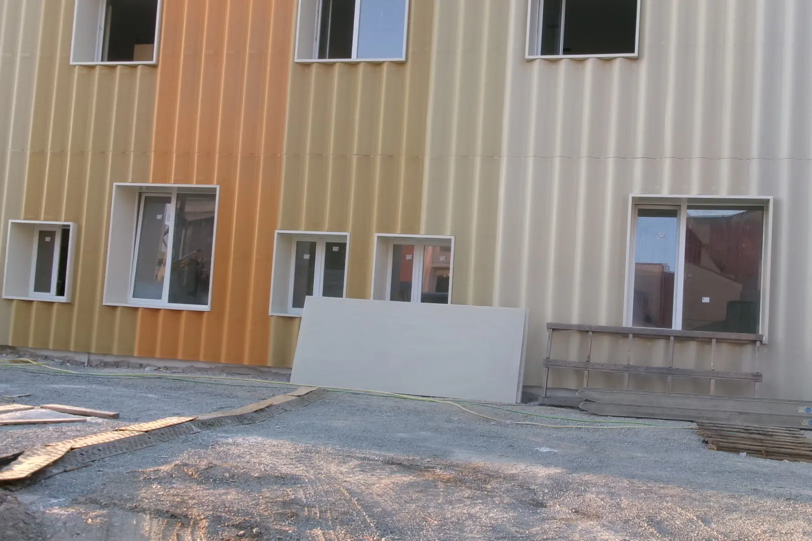 La nuova scuola media di via Caravaggio, a Sinnai