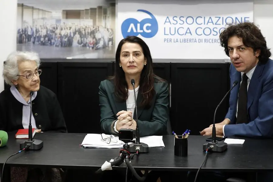 Mina Welby, Filomena Gallo e Marco Cappato dell'Associazione Luca Coscioni (Ansa - Antimiani)