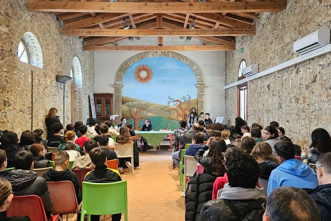 L'incontro a Casa Dessì a Settimo San Pietro (foto Serreli)