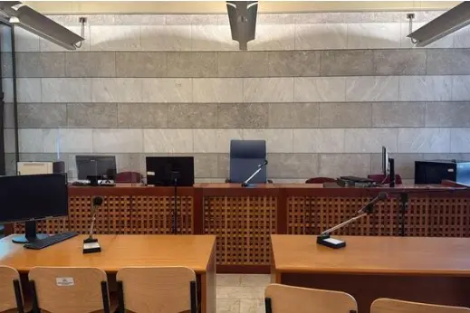 Un'aula di Tribunale (Ansa)